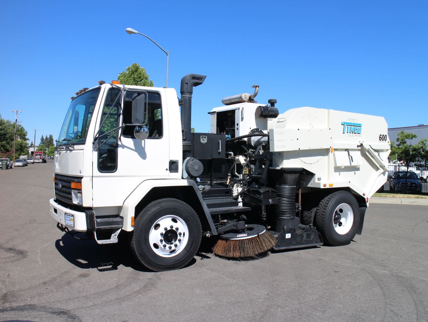 1997 Ford Tymco 600 Regenerative Air Street Sweeper for Sale