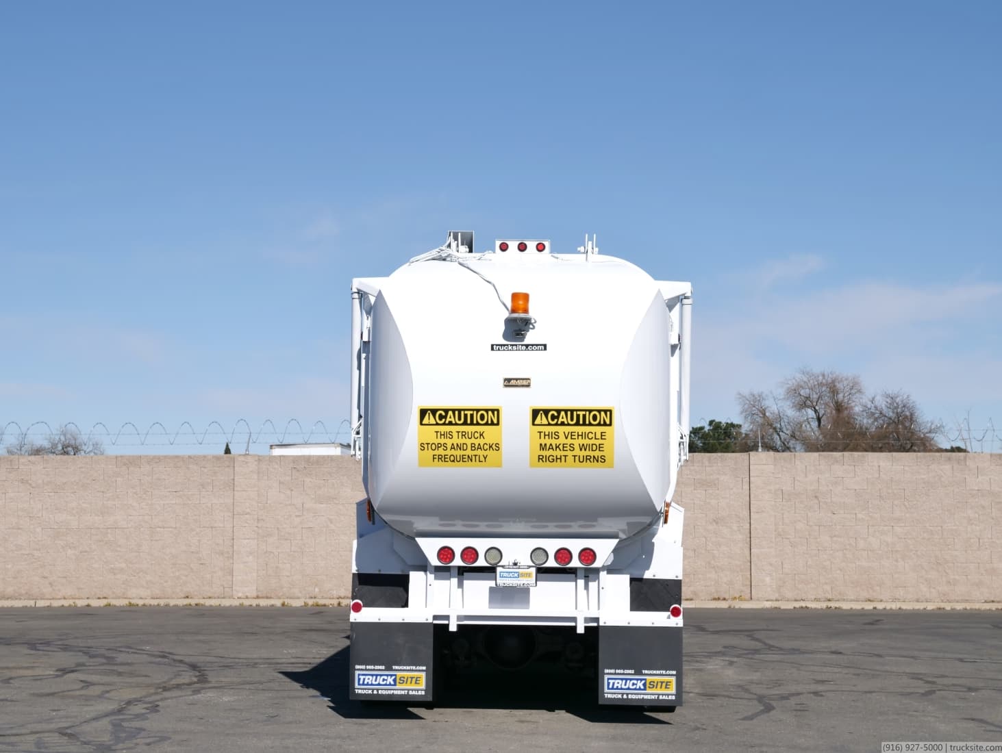2009 Peterbilt Amrep LNG 36 Yard Auto Side Loader