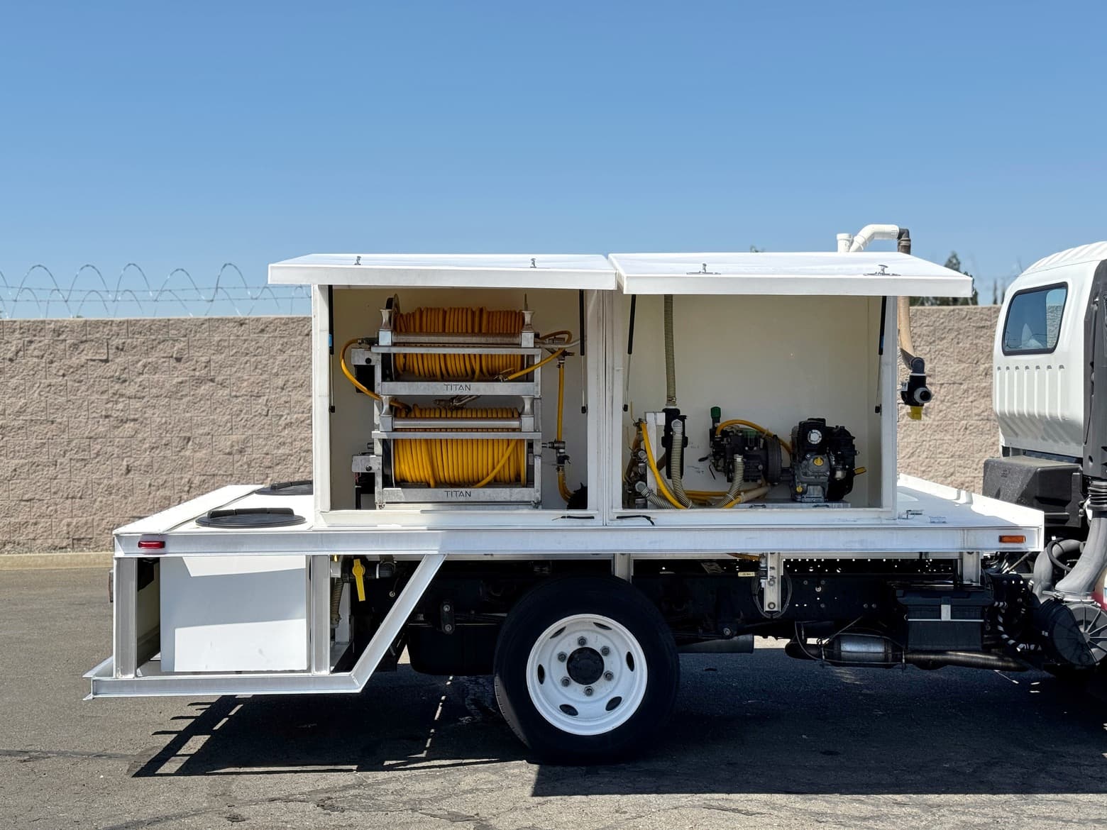 2021 Isuzu NPR HD Spray Truck