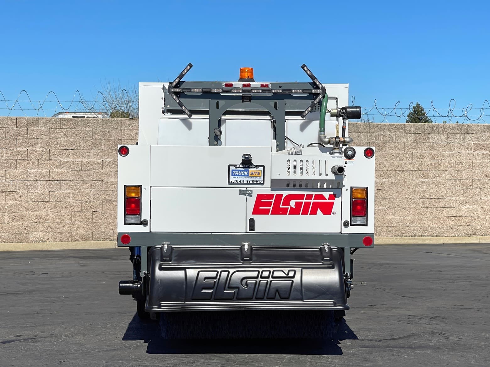 2024 Isuzu NRR Elgin Broom Badger Mechanical Sweeper