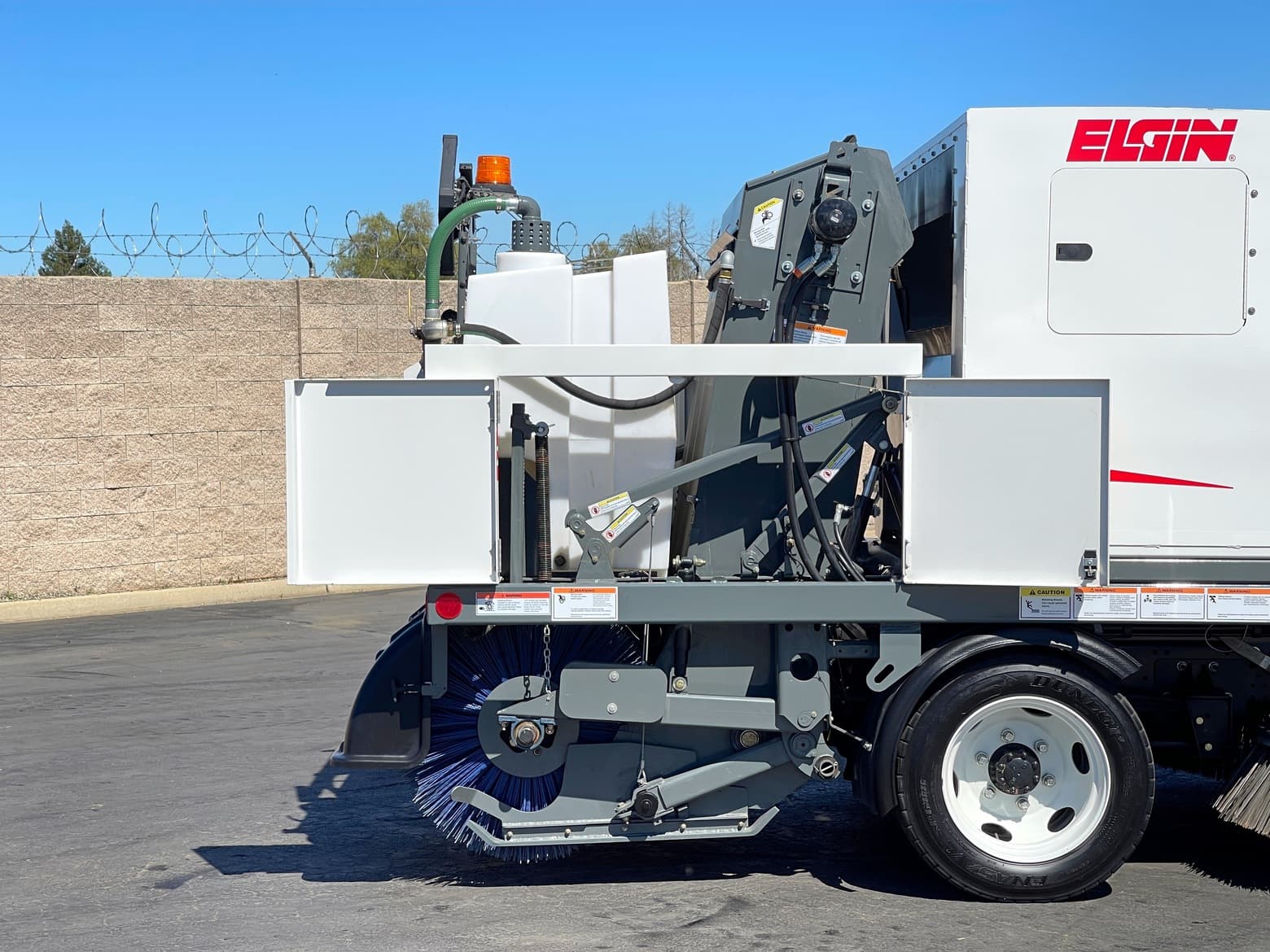 2024 Isuzu NRR Elgin Broom Badger Mechanical Sweeper