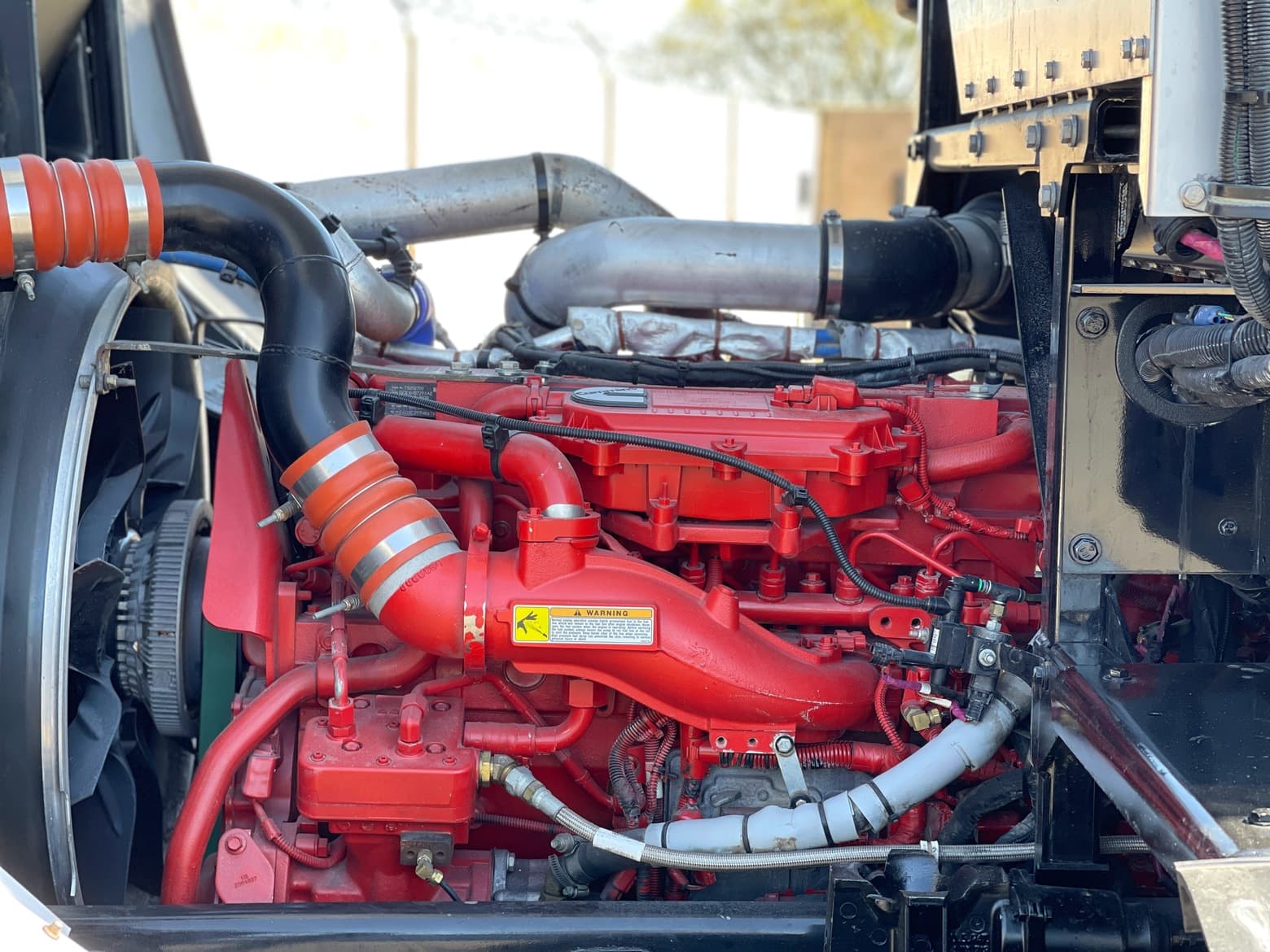 2016 Peterbilt 320 Labrie 40 Yard Front Load Garbage Truck