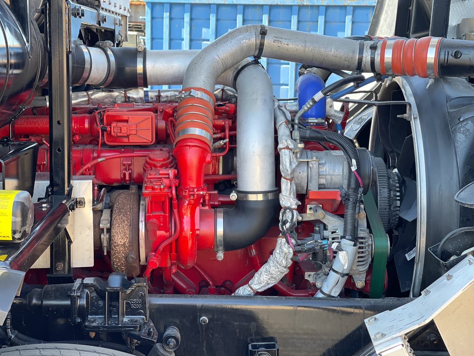 2016 Peterbilt 320 Labrie 40 Yard Front Load Garbage Truck