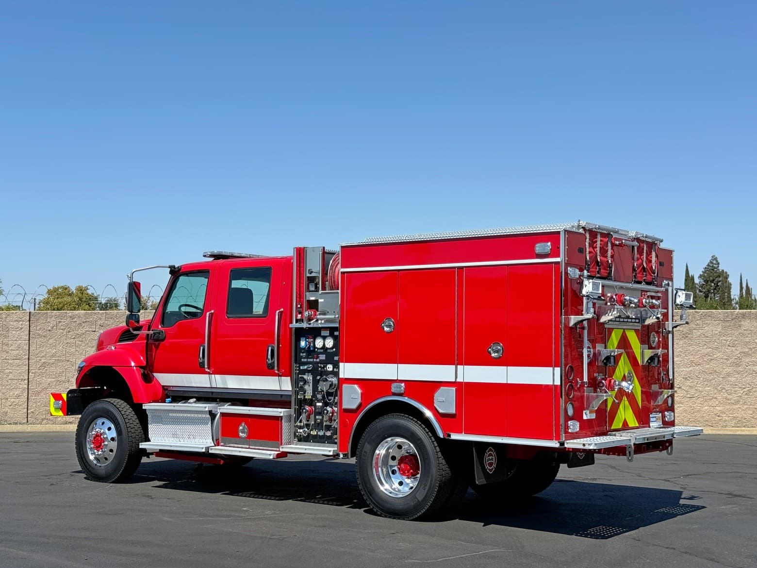 2021 International HV507 4x4 BME Model 34 Fire Pumper