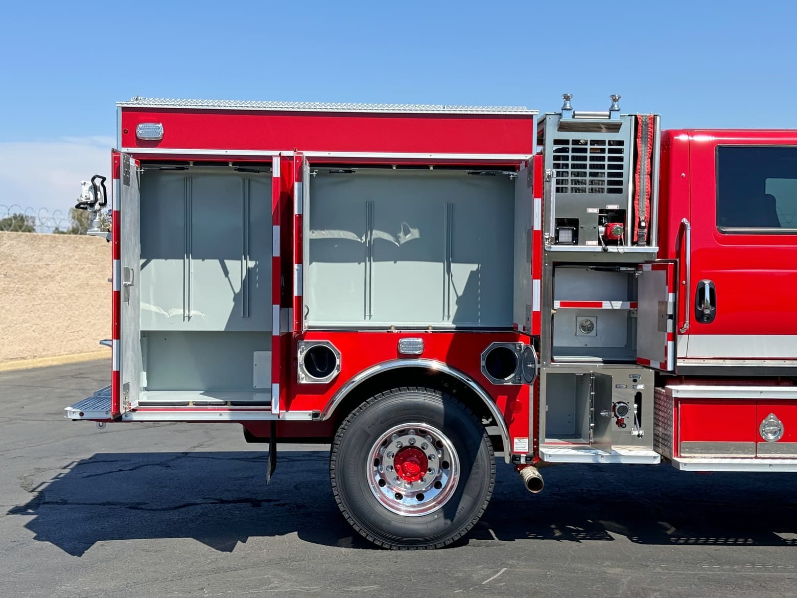 2021 International HV507 4x4 BME Model 34 Fire Pumper