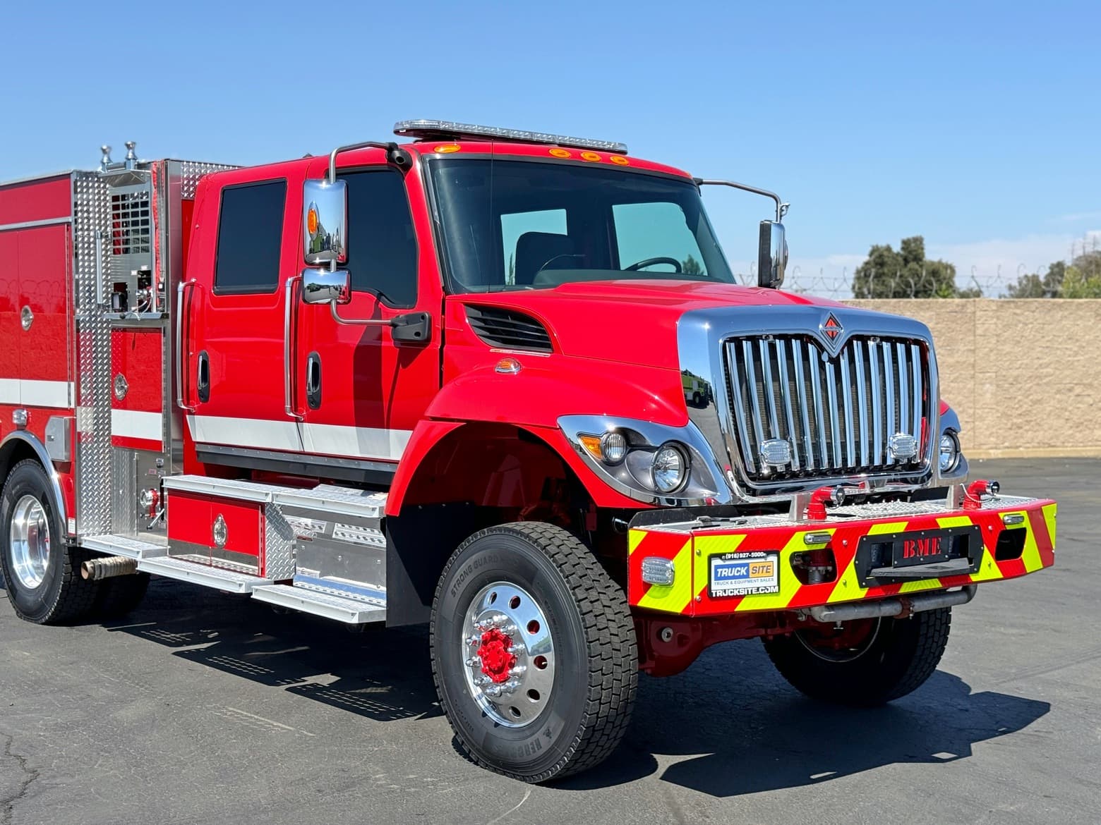 2021 International HV507 4x4 BME Model 34 Fire Pumper
