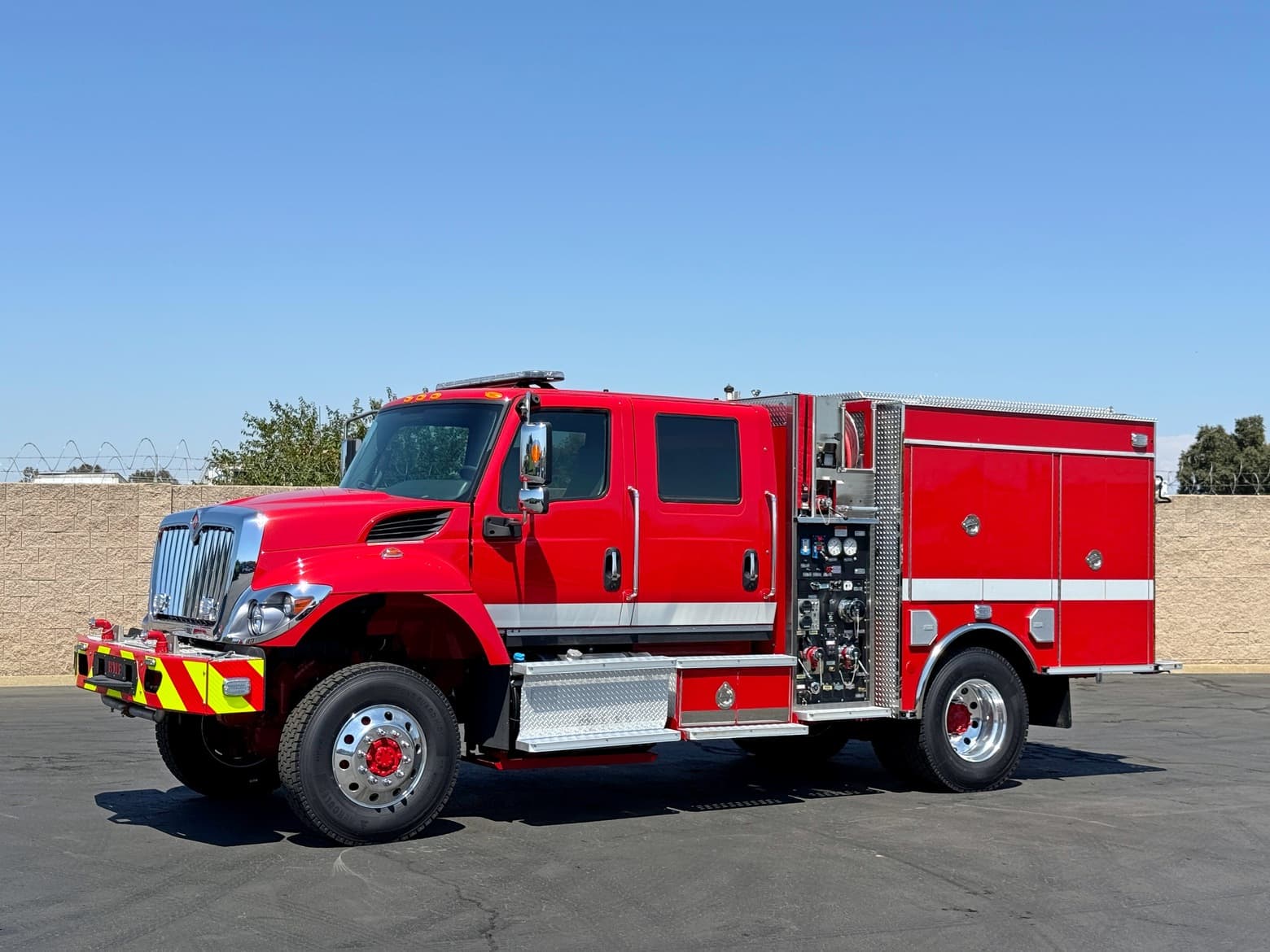 2021 International HV507 4x4 BME Model 34 Fire Pumper
