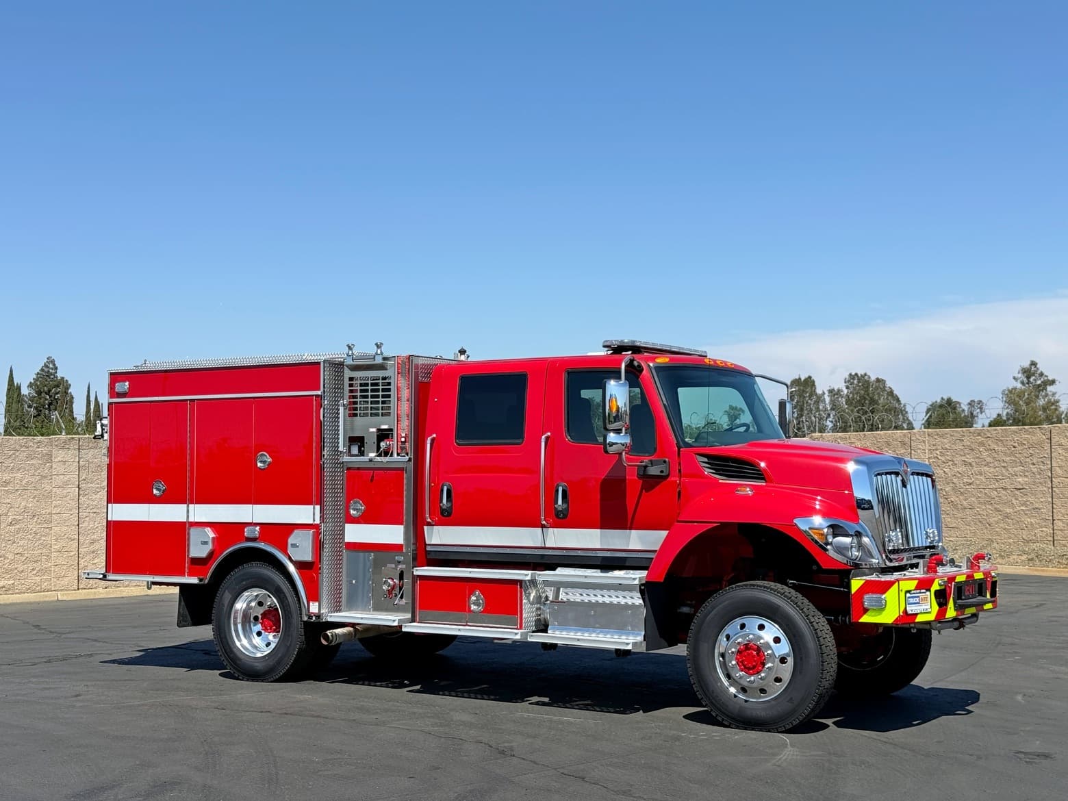 2021 International HV507 4x4 BME Model 34 Fire Pumper
