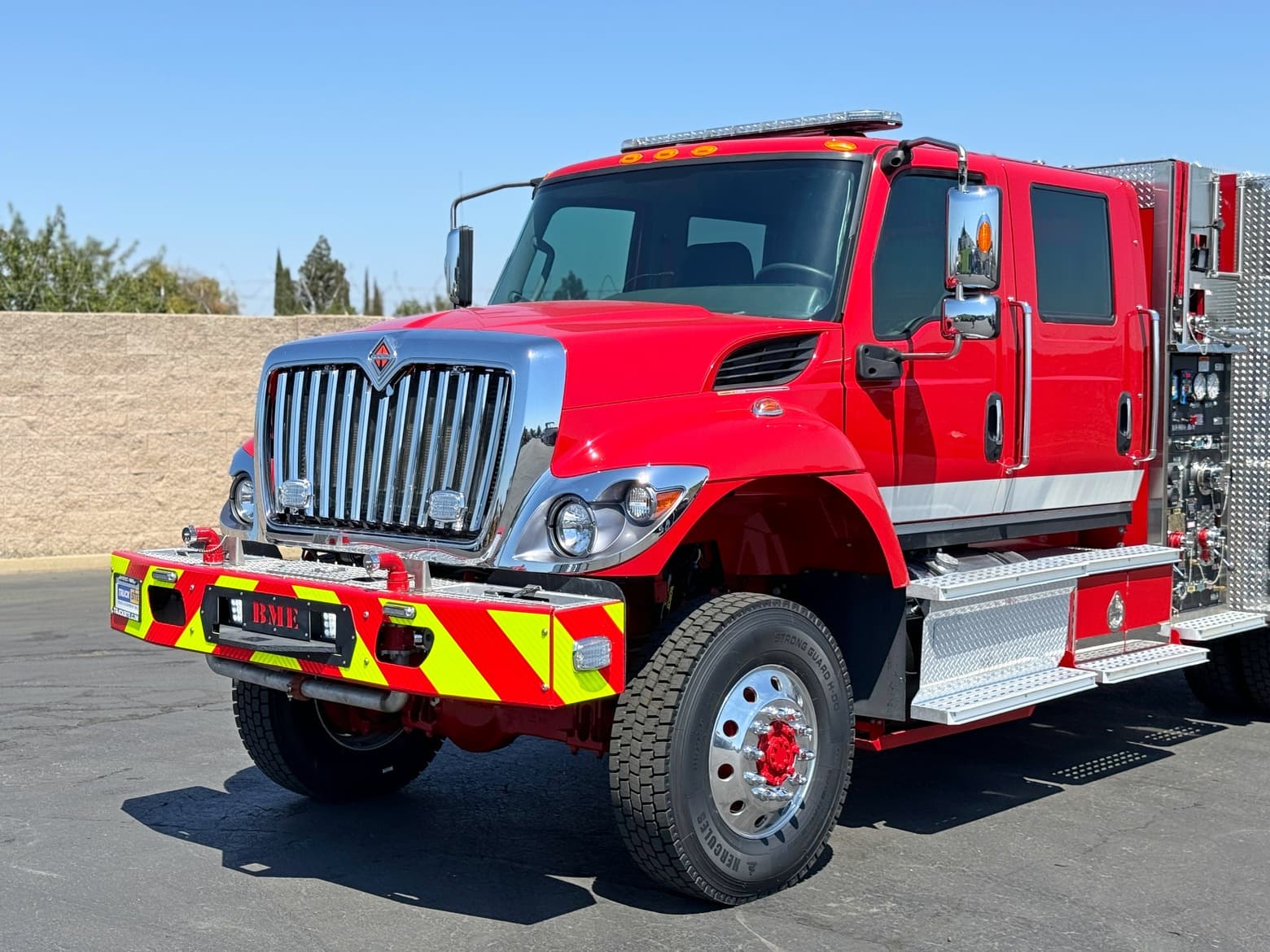 2021 International HV507 4x4 BME Model 34 Fire Pumper