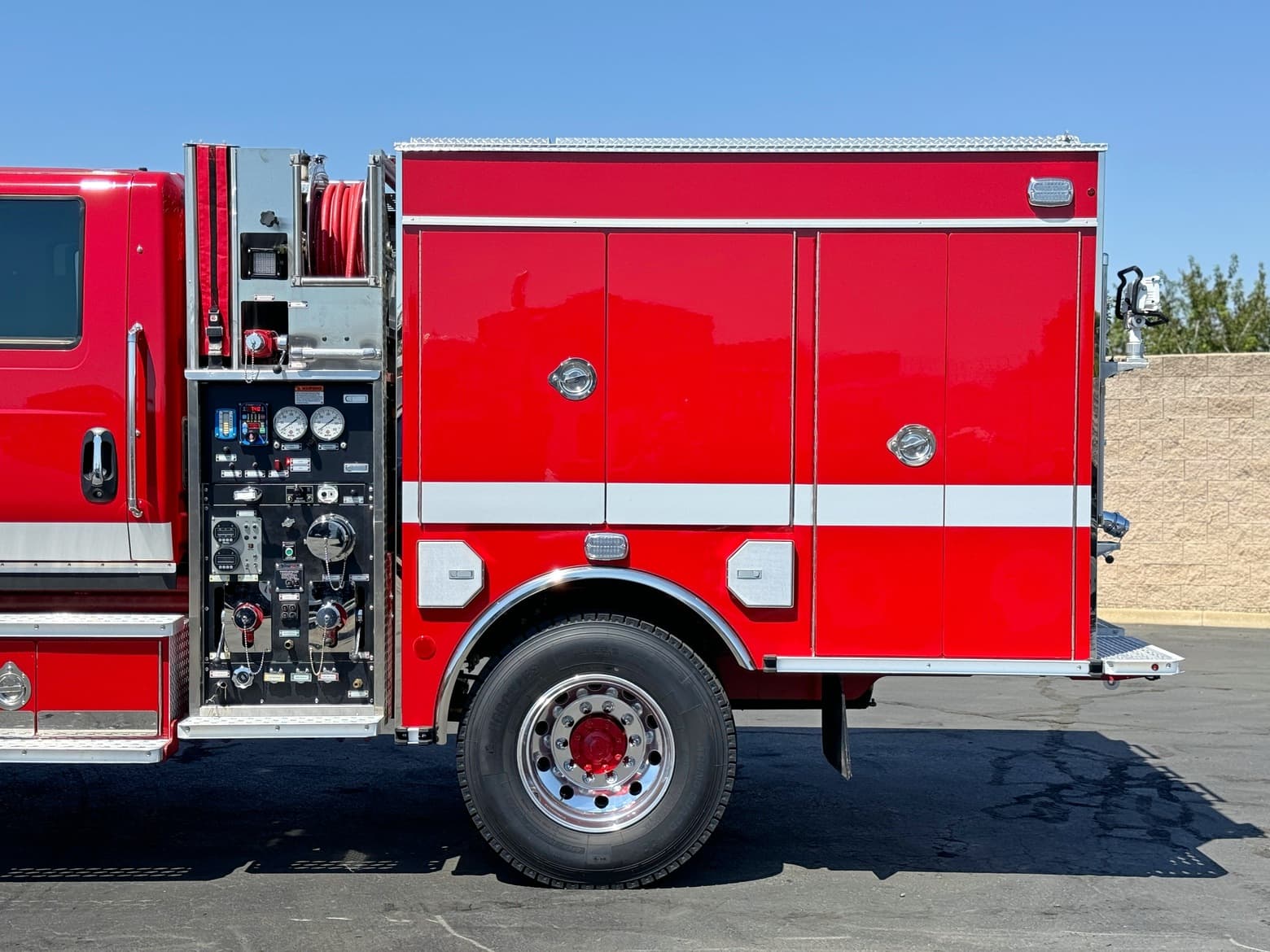 2021 International HV507 4x4 BME Model 34 Fire Pumper