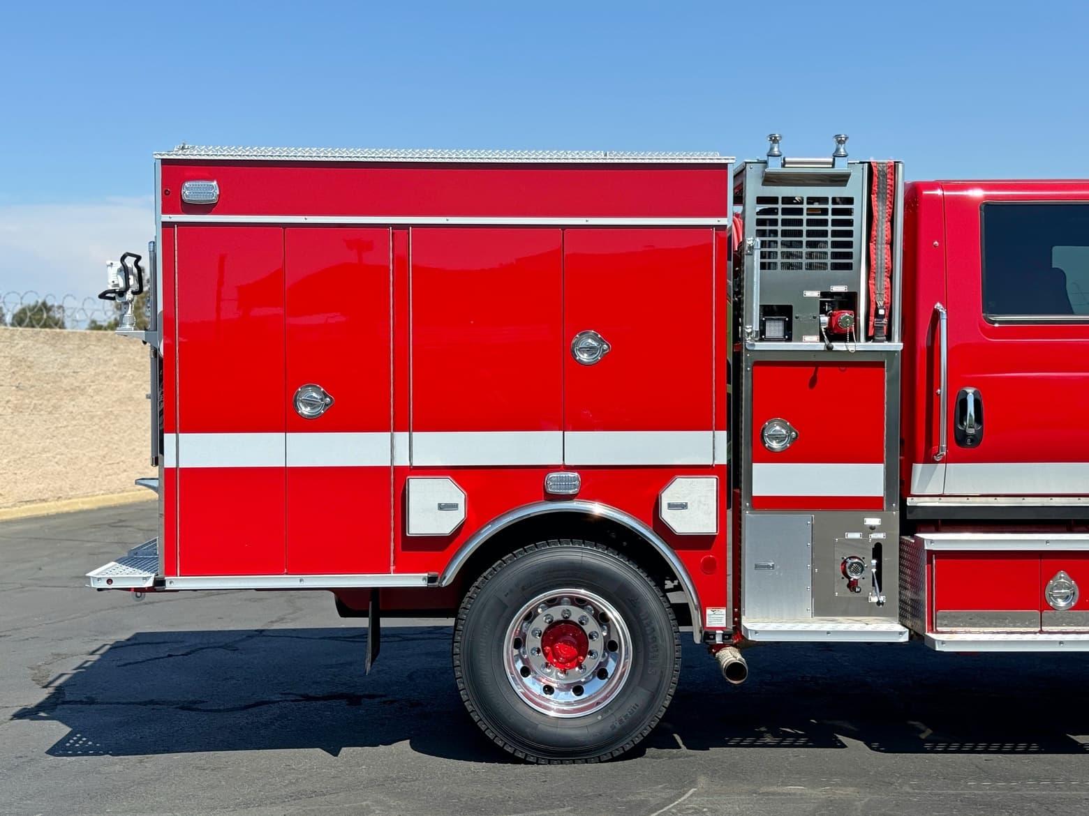 2021 International HV507 4x4 BME Model 34 Fire Pumper