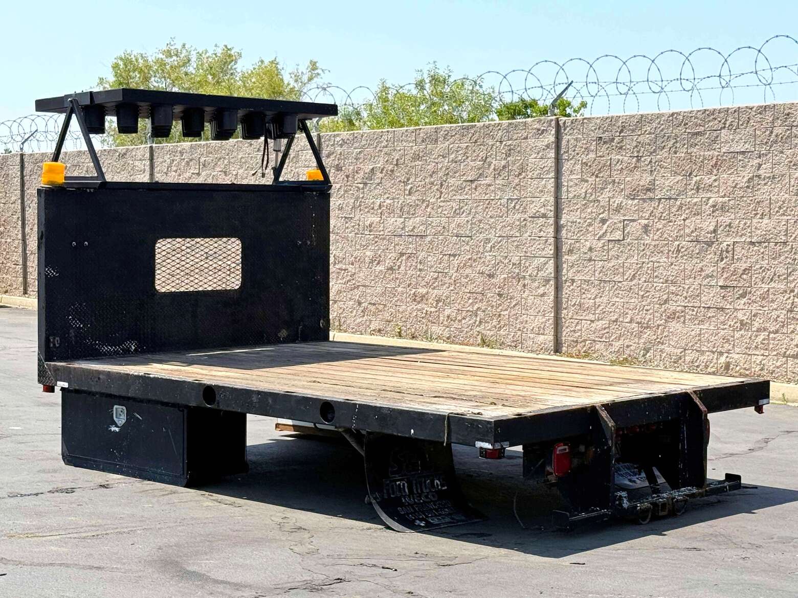 12ft Utility Flatbed w/ 24 Bulb Truck Mounted Arrow Board