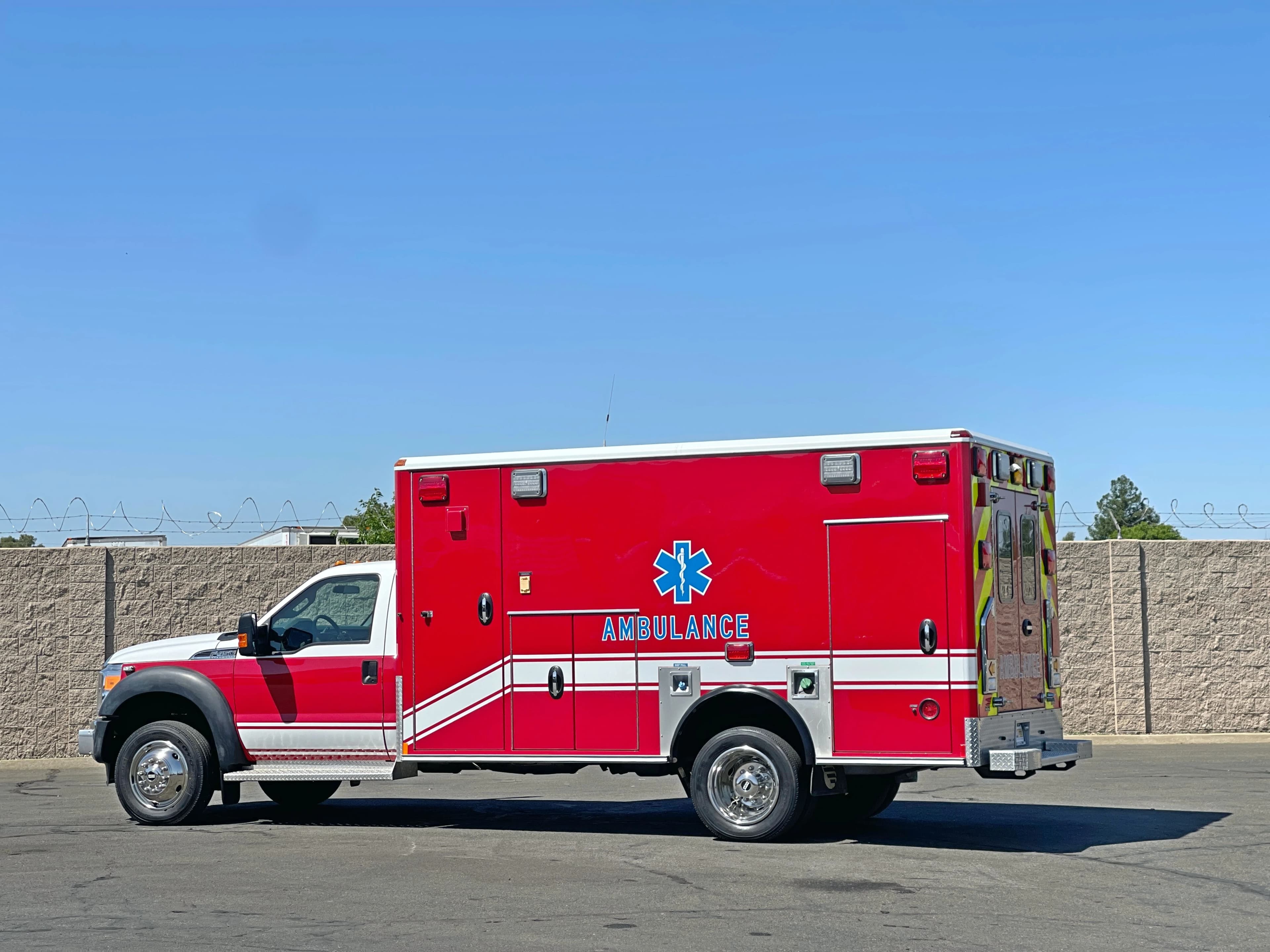 2013 Ford F450 4x4 Wheeled Coach Type I Ambulance