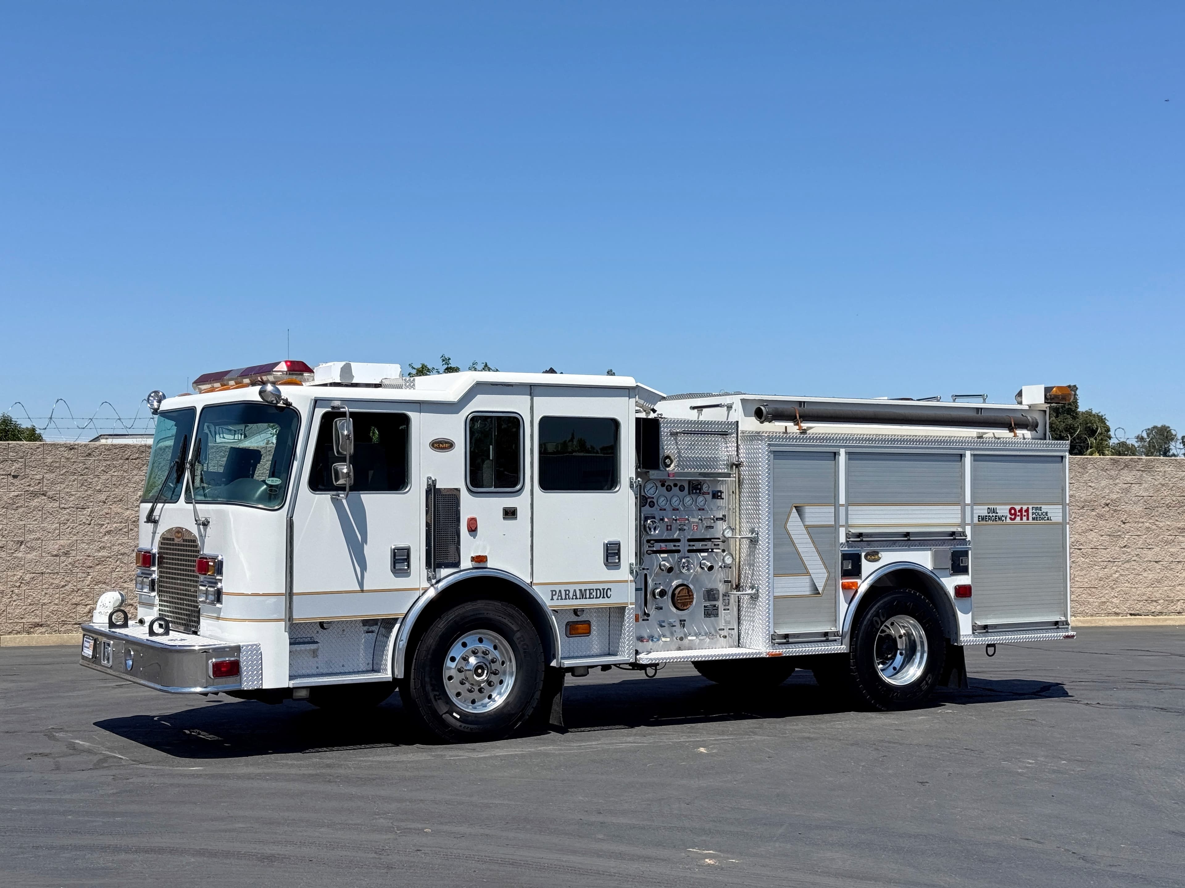 2000 KME FireHawk Fire Pumper Fire Truck