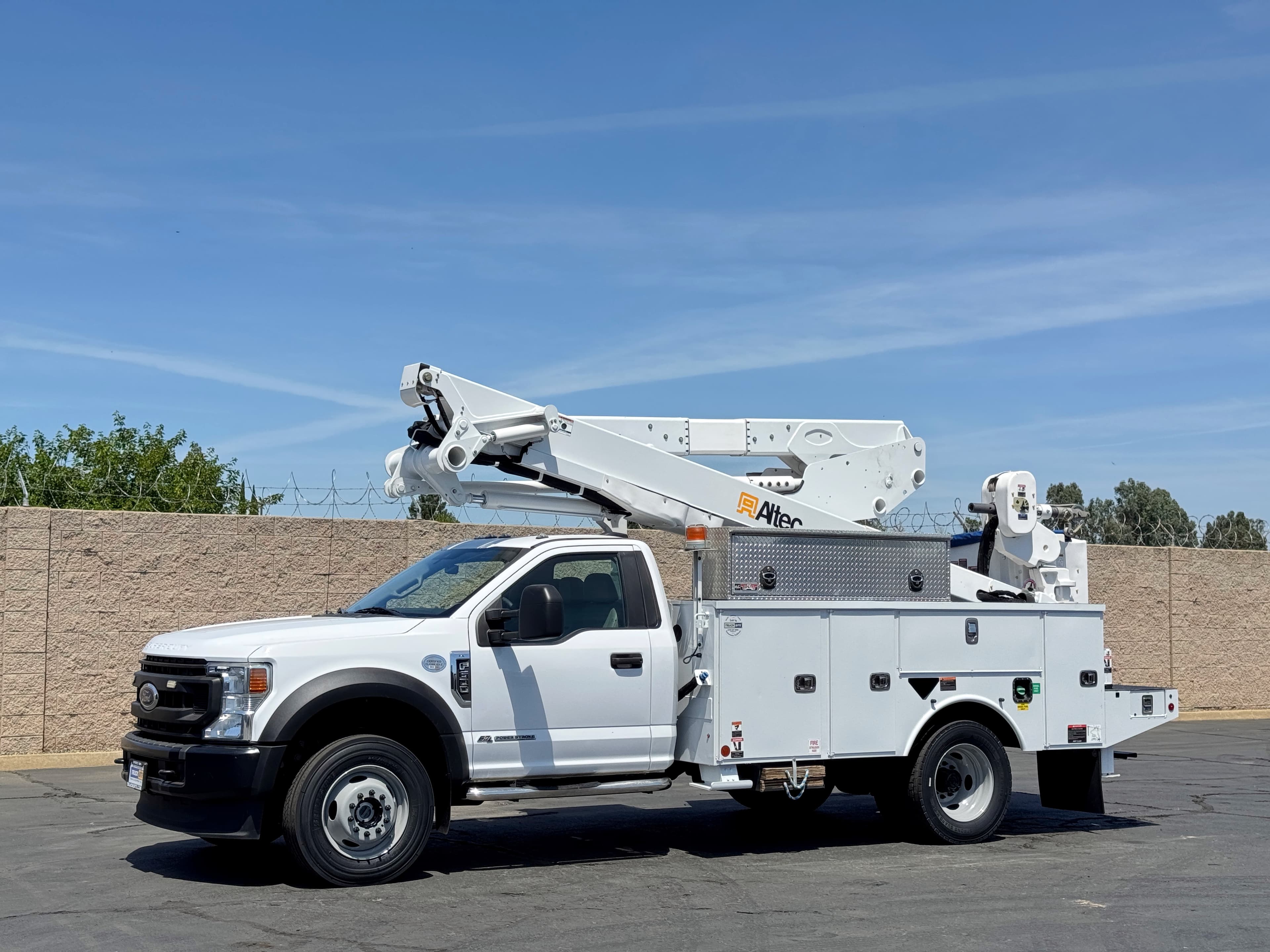 2021 Ford F600 4x4 Altec AT48M Articulating Bucket Truck