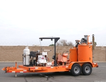 Line Master Engineering Thermoplastic Premelting Kettle Trailer