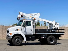 2001 Sterling L7500 Altec AT37G Insulated Articulated Bucket Truck