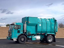 2001 Peterbilt 320 Amrep Automated Side Loader Garbage Truck