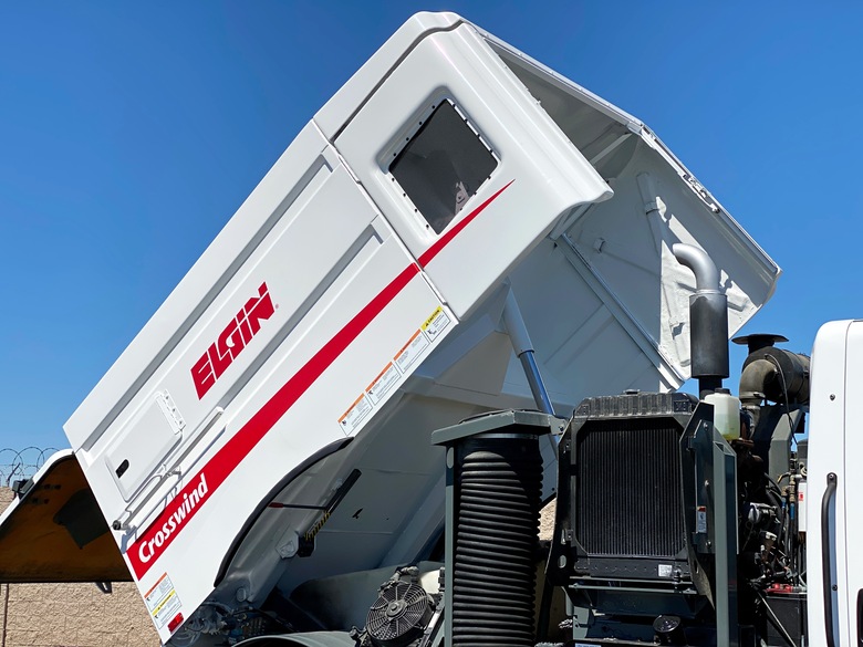 2011 International 4300 Elgin Crosswind Air Street Sweeper