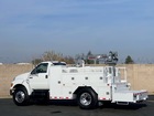 2011 Ford F650 SD Service Truck with Crane