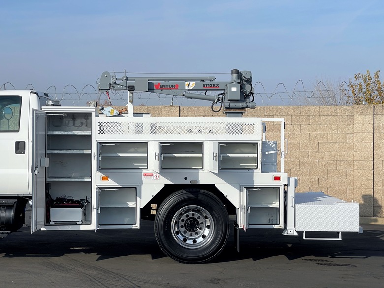 2011 Ford F650 SD Service Truck with Crane
