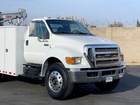 2011 Ford F650 SD Service Truck with Crane