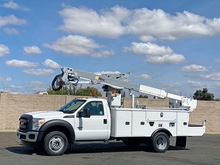2014 Ford F550 4x4 Altec AT40G Articulating Bucket Truck