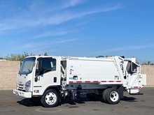 2021 Isuzu NRR Curbtender Quantum 8 Yard Rear Loader